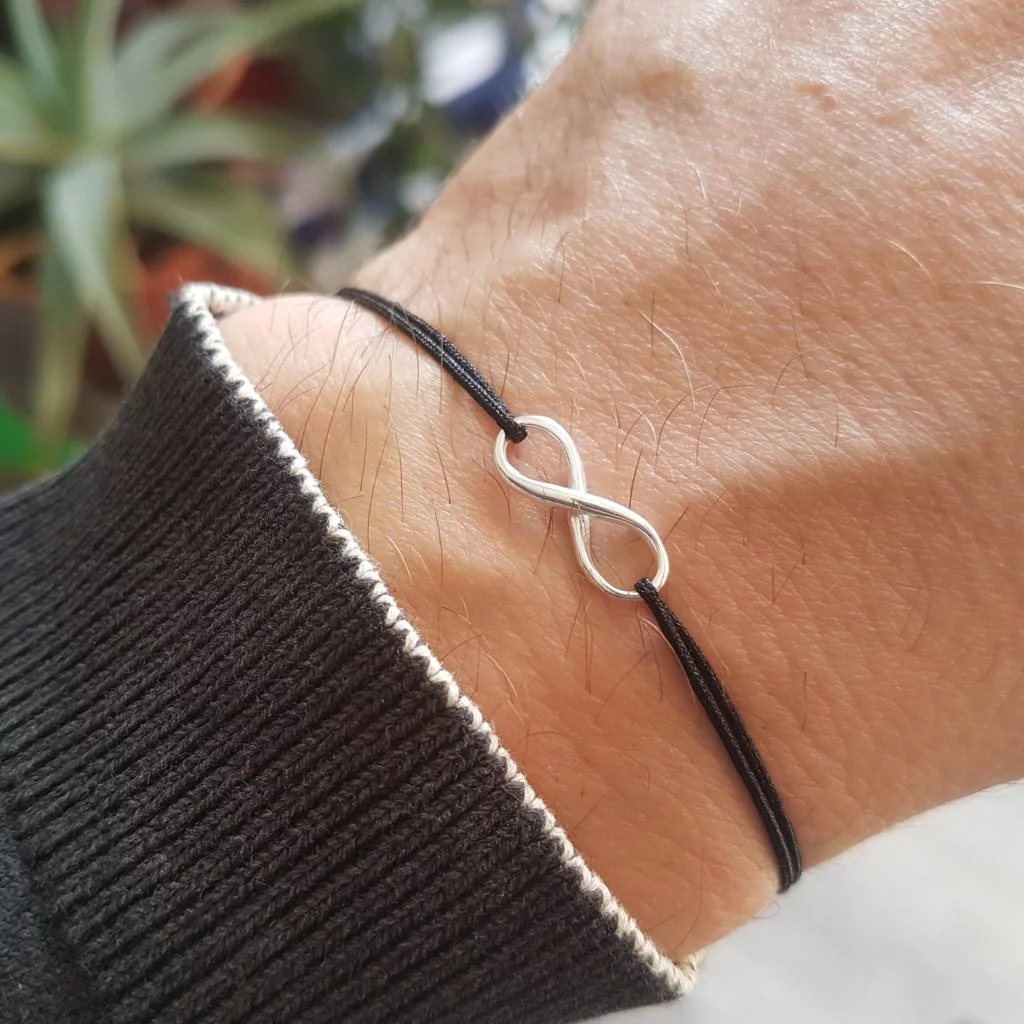 Bracelet infini pour femme - Argent sterling & Zircons cubiques | Doucet  Latendresse