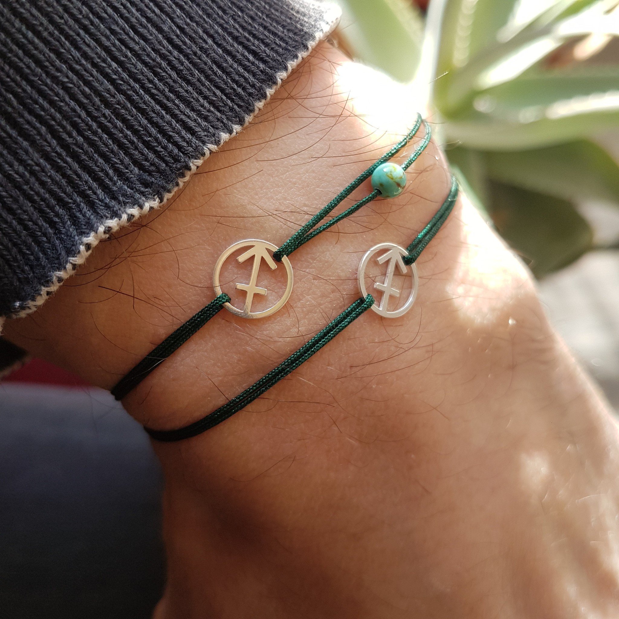 Holdes 12 Bracelets Signe Du Zodiaque - Bracelet Corde Cuir Unisexe Luminescent