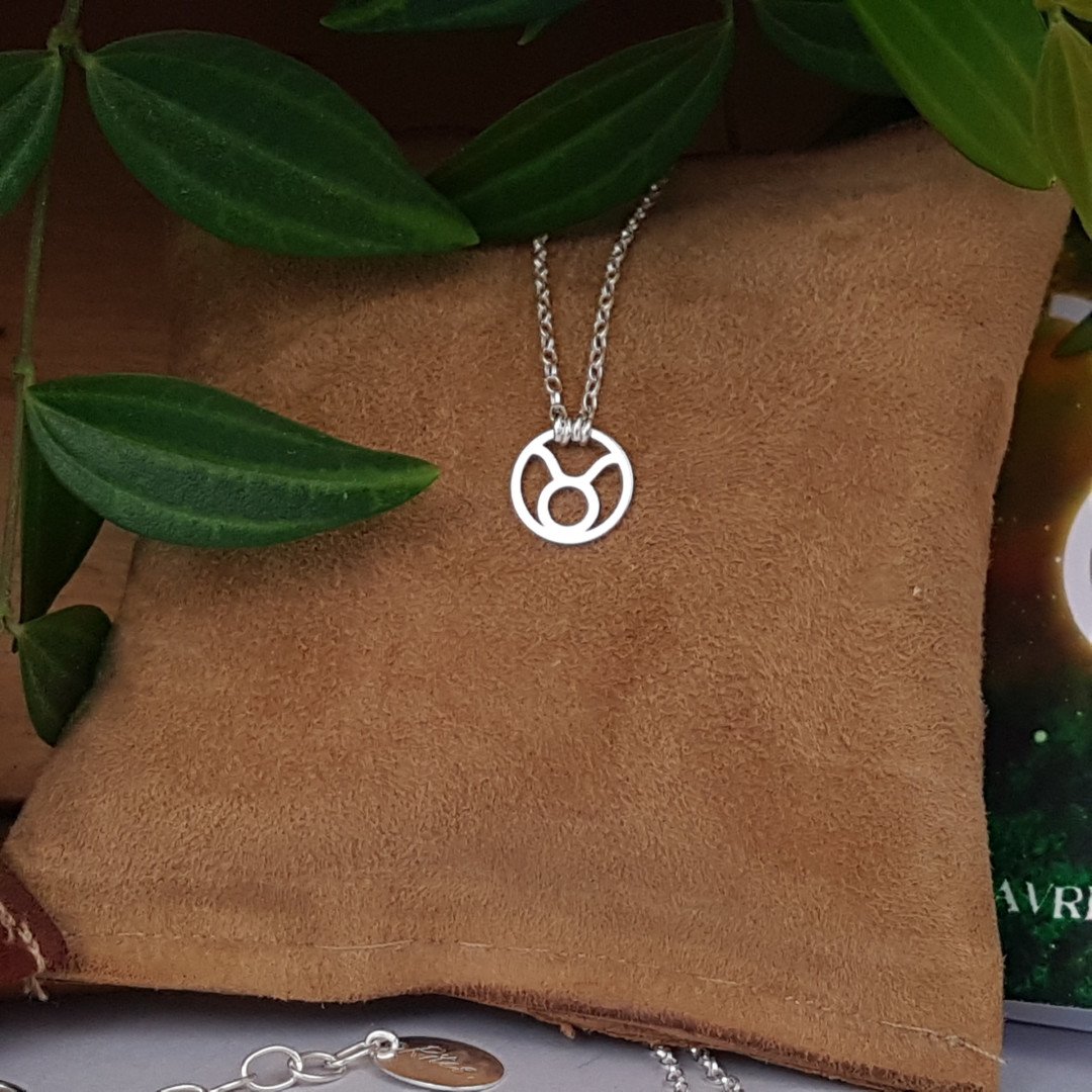 Collier Surfeur Signe Du Zodiaque Gémeaux - Cuir Et étain - Taille Réglable