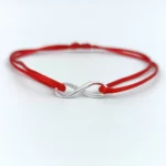 bracelet cordon rouge infini