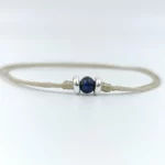 bracelets lapis donuts argent