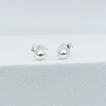 puces d oreilles 4mm argent