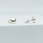 puces d oreilles plat argent