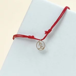 Collier zodiaque Capricorne – pendentif signe astrologique sur cordon